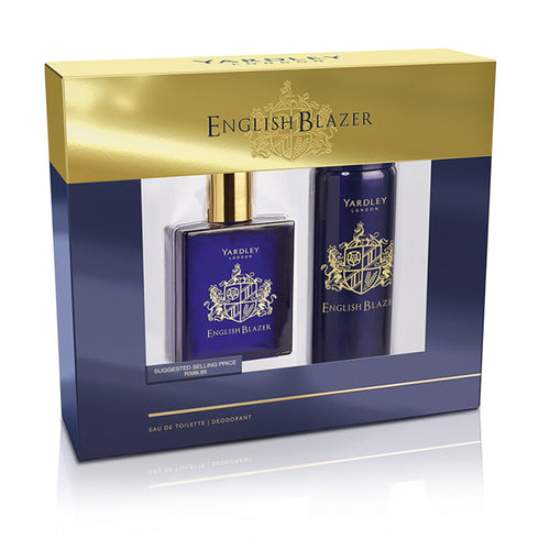 Rio Perfumes offers the Yardley English Blazer 50ml eau de toilette gift set.