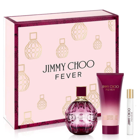 The Jimmy Choo Fever 100ml Eau De Parfum Gift Set from Jimmy Choo is the perfect ensemble for those who crave the allure of an intoxicating fragrance. This exquisite gift set includes a bottle of Jimmy Choo Fever Eau De Parfum.