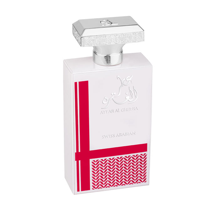 Load image into Gallery viewer, A bottle of Swiss Arabian Attar Al Ghutra 100ml Eau De Parfum ATTAR GHUTRA on a white background, suitable for men and women.
