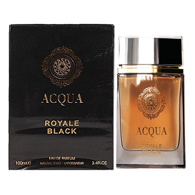 Dubai Perfumes presents Aqua Royal Black 100ml Eau De Parfum.