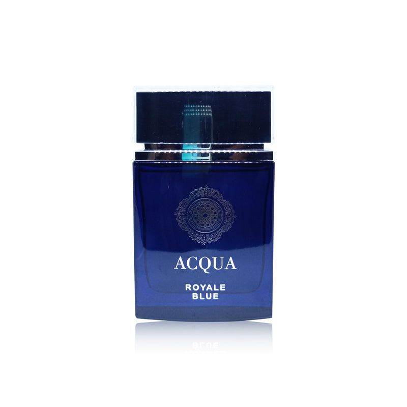 Load image into Gallery viewer, Fragrance World Aqua Royal Blue is a mesmerizing fragrance for men, available in a 100ml bottle.
