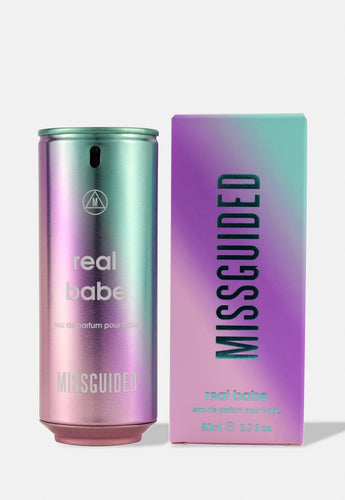 Experience the enchanting fragrance of Missguided Real Babe. This alluring women's perfume is infused with a captivating musk that lingers throughout the day. Indulge in this 100ml Eau De Parfum.