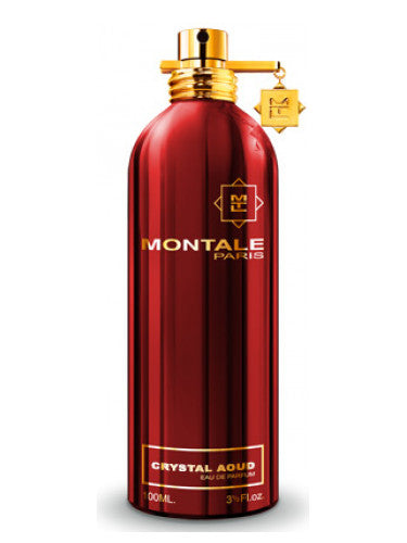 A bottle of Montale Paris Aoud Crystal 100ml eau de toilette available at Rio Perfumes.