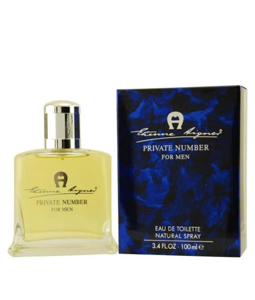 An Aigner Private Number 100ml Eau De Toilette from Rio Perfumes with a blue box.