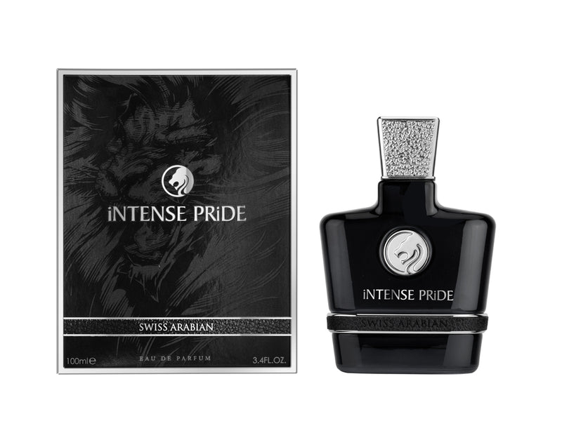 Load image into Gallery viewer, Introducing Swiss Arabian Intense Pride, a captivating fragrance available in a 100ml Eau De Parfum bottle. Suitable for both men and women, this scent exudes intense pride.
