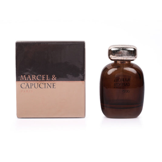 Marcel & Capucine Paris Oud fragrance uplifts with their eau de toilette 100ml.