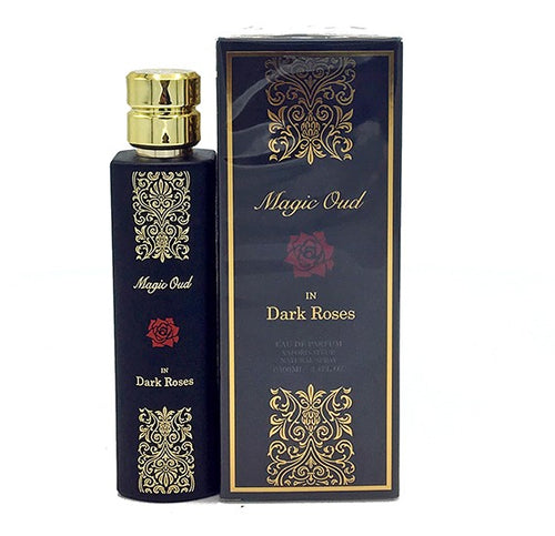 Paris Corner Magic Oud In Dark Roses 100ml Eau De Parfum, a fragrance soaked in oud.