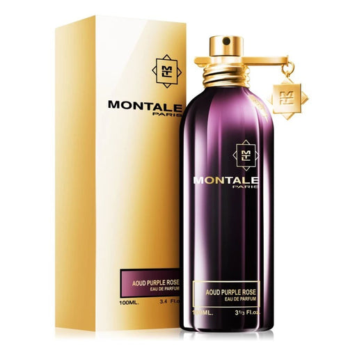 A 100ml bottle of Montale Paris Aoud Purple Rose Eau De Parfum.