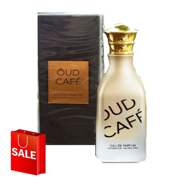 Load image into Gallery viewer, Fragrance World Cafe Oud 85ml Eau de Parfum, 100ml.
