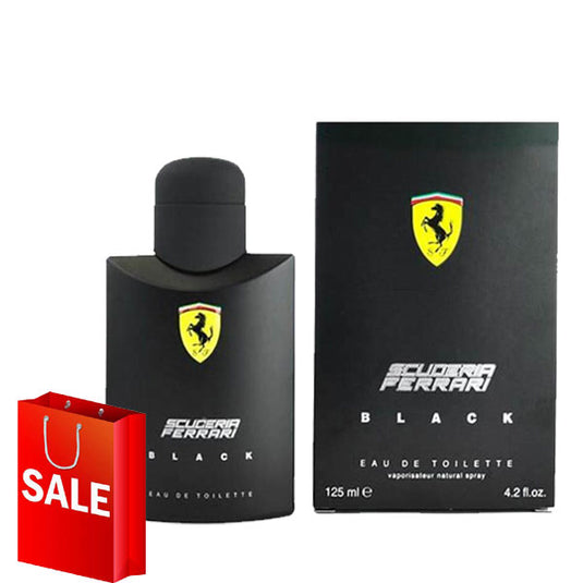 Ferrari Scuderia Black 125ml Eau De Toilette cologne for men available at Rio Perfumes.