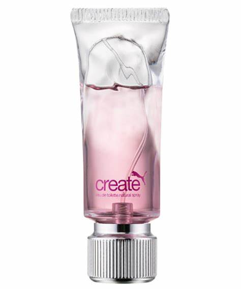 A tube of Puma Create 75ml Eau De Toilette with the word create on it, from Rio Perfumes.