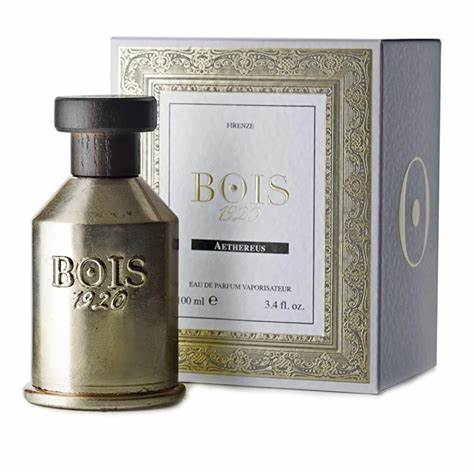 Load image into Gallery viewer, A bottle of Rio Perfumes&#39; Bois 1920 Aethereus Eau De Parfum in front of a box.
