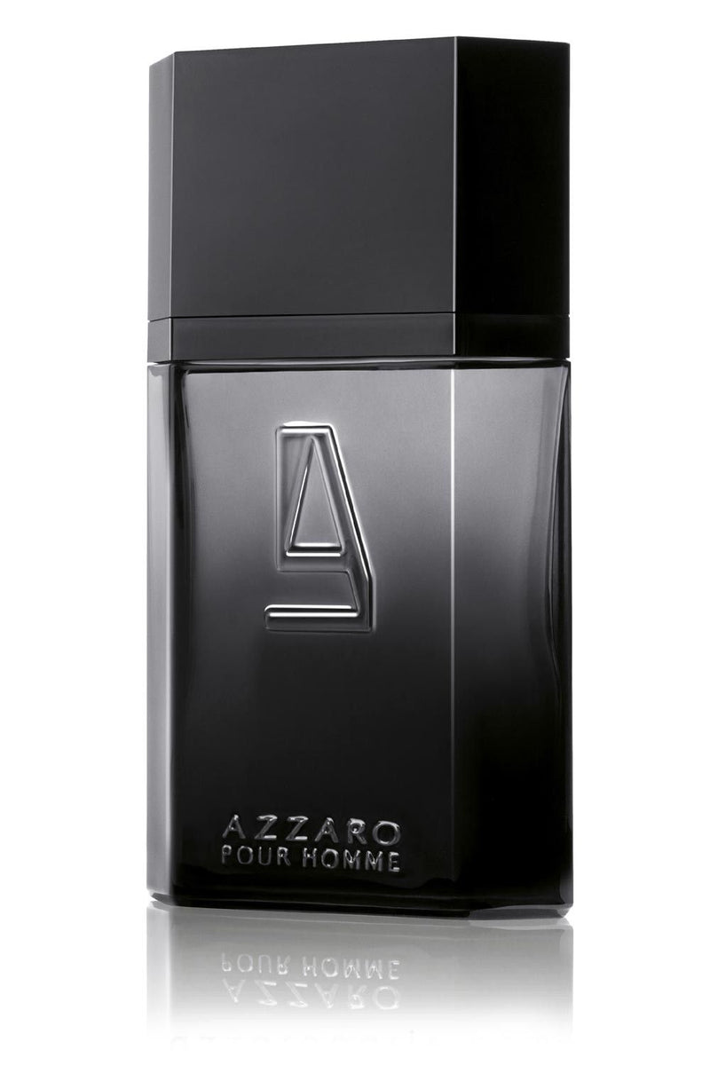 Load image into Gallery viewer, A black bottle of Azzaro Pour Homme Night Time 100ml Eau De Toilette from Rio Perfumes.
