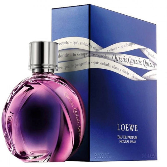 A 100ml bottle of Loewe Quizas Quizas Quizas Eau De Parfum, sold by Rio Perfumes.