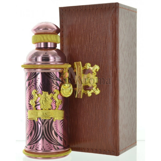 A pink and gold Alexandre.J perfume bottle with a box, Collector Morning Musc.