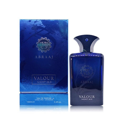 Paris Corner Abraaj Valour Night Iris 100ml Eau de Parfum by Dubai Perfumes is a captivating women's fragrance.