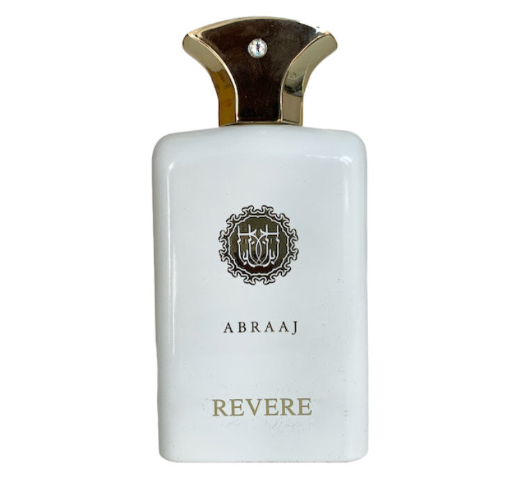 Load image into Gallery viewer, An enticing bottle of Paris Corner Abraaj Revere 100ml Eau de Parfum, designed to captivate both men and women, showcased elegantly on a pristine white background.
