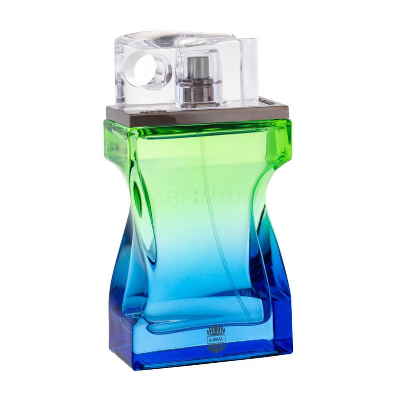 Load image into Gallery viewer, An Ajmal Utopia II 90ml Eau De Parfum bottle from Rio Perfumes on a white background.
