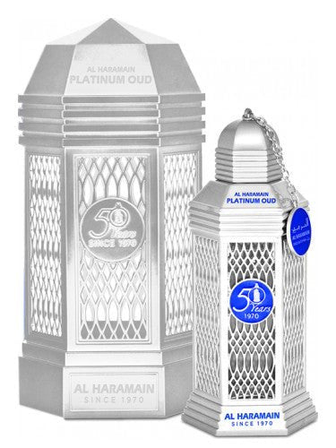 Al Haramain 50 Years Platinum Oud 100ml Eau De Parfum - Rio Perfumes