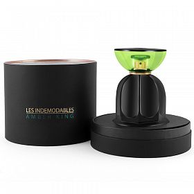 Load image into Gallery viewer, A Les Indemodables fragrance with a green lid and a black box, suitable for both men and women, available in Eau De Parfum.
