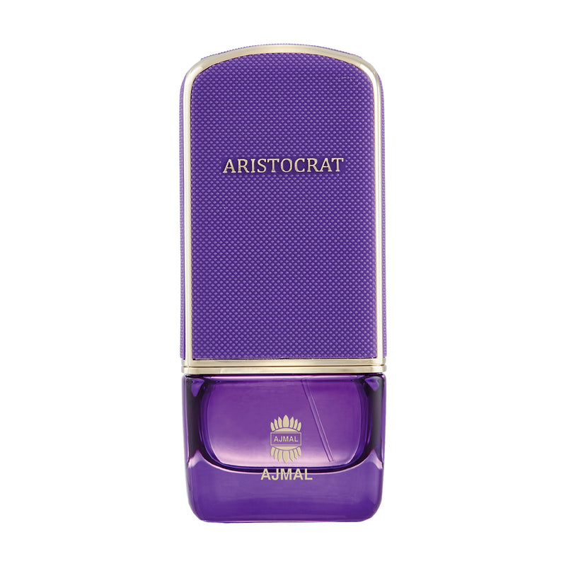 Load image into Gallery viewer, A Rio Perfumes Ajmal Aristocrat for Her 75ml Eau De Parfum with a purple cap.
