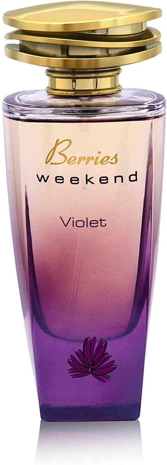 Fragrance World Berries Weekend Violet 100ml Eau De Parfum by Fragrance World.