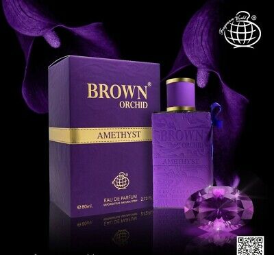 Fragrance World Brown Orchid Amethyst 80ml Eau De Parfum by Fragrance World.