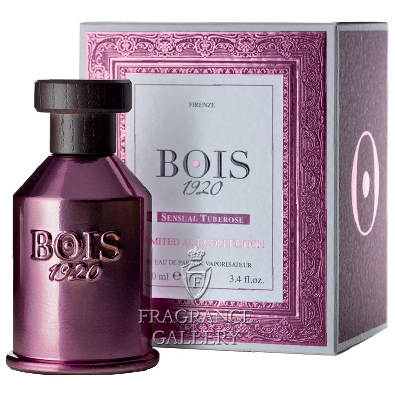 Load image into Gallery viewer, A bottle of Bois 1920 perfume in front of a box.
