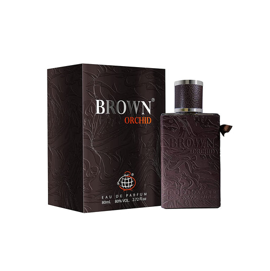 Fragrance World Brown Orchid 80ml Eau De Parfum for men.
