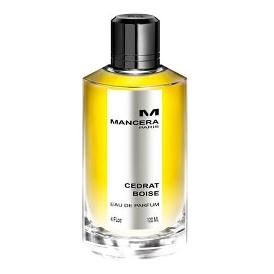 A bottle of Mancera Cedrat Boise 120ml Eau De Parfum available at Rio Perfumes.