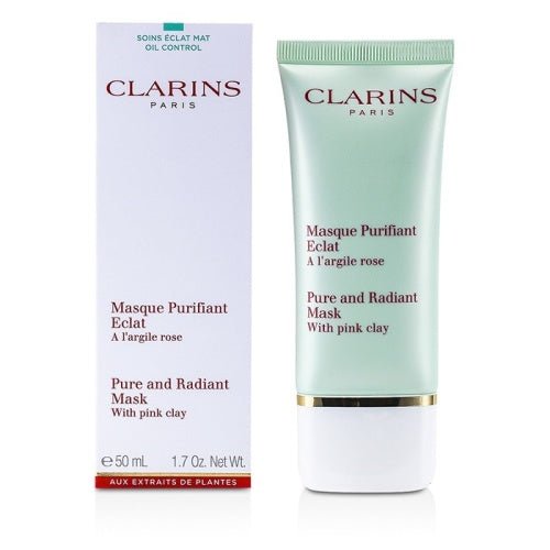 CLARINS PURE RADIANT MASK WITH PINK CLAY(normal skin) - Rio Perfumes