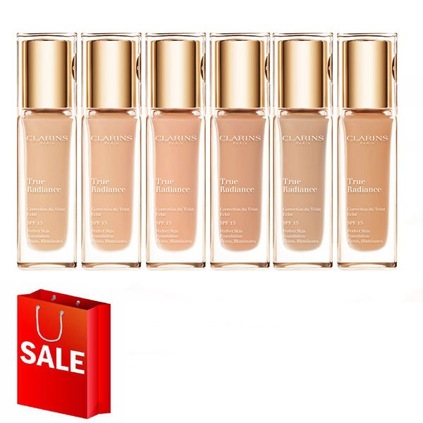 CLARINS TRUE RADIANCE FOUNDATION SPF15 30ML - Rio Perfumes