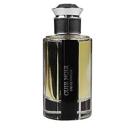 A Paris Corner Cuir Noir 100ml Eau de Parfum bottle on a white background.