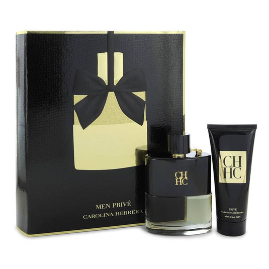 An Amouage gift set featuring a 100ml bottle of Carolina Herrera CH Men Prive Eau De Toilette, purchased at Rio Perfumes.
