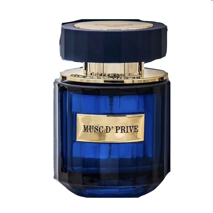 Load image into Gallery viewer, A bottle of Paris Corner Musc D&#39; Prive 100ml Eau de Parfum by Dubai Perfumes on a white background.
