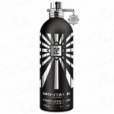 Load image into Gallery viewer, Montale Paris Fantastic Aoud 100ml, a black and white edt perfume, displayed on a white background.
