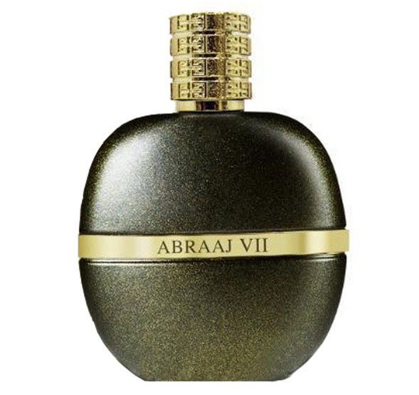 Load image into Gallery viewer, A bottle of Fragrance World Abraaj VII perfume, a unisex fragrance, on a white background.
