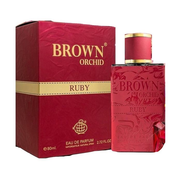 Fragrance World Brown Orchid Ruby 80ml Eau de Parfum - Rio Perfumes