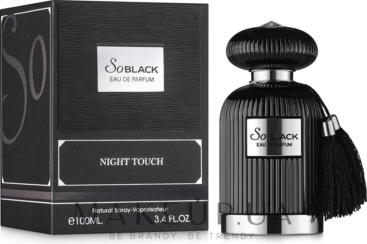 Fragrance World So Black Night Touch 100ml Eau de Parfum - Rio Perfumes