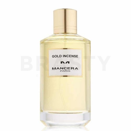 A bottle of Mancera Gold Incense 120ml Eau De Parfum, a fragrance for Men & Women by Mancera.
