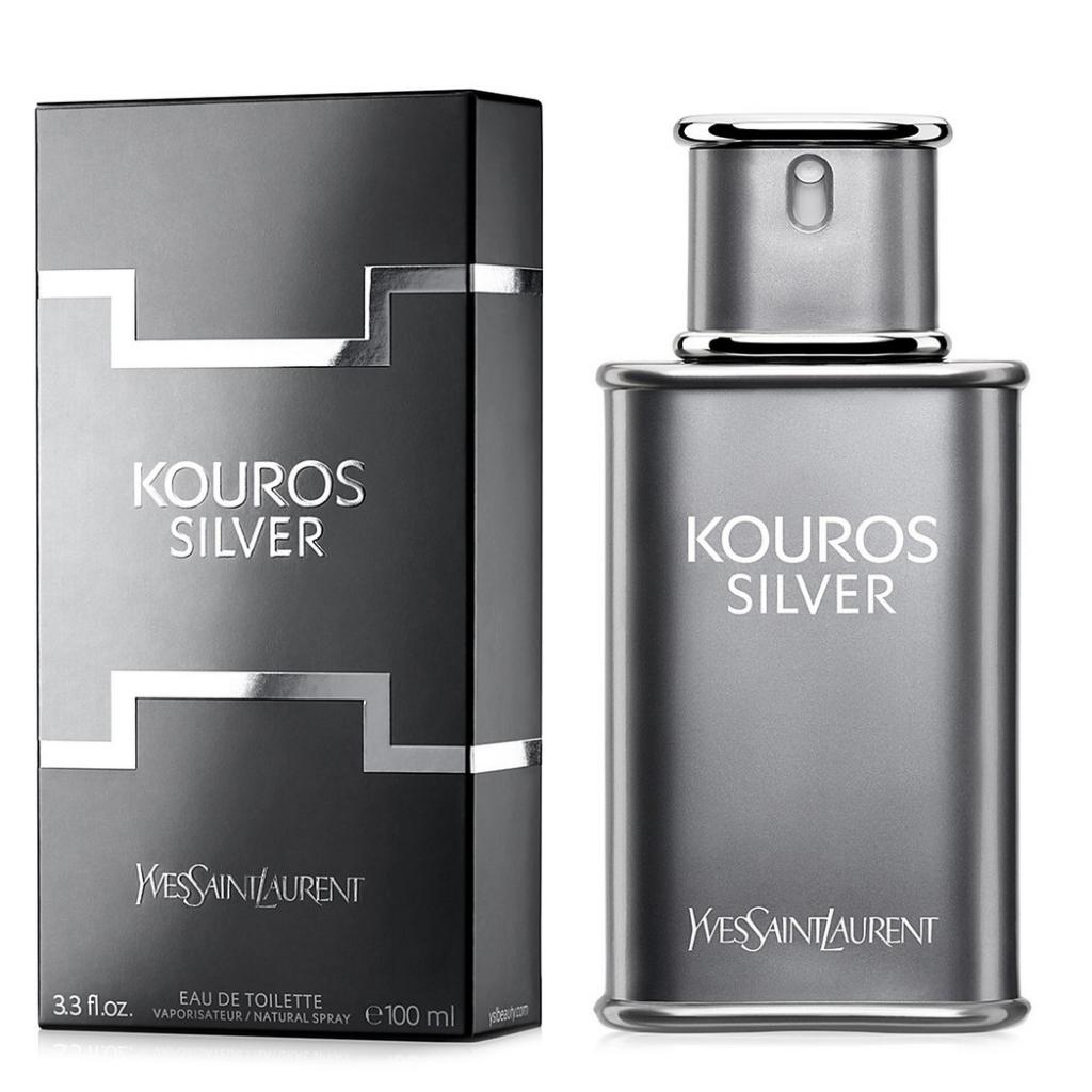 YSL Kouros Silver 100ml EDT by Yves Saint Laurent is a captivating fragrance for men.