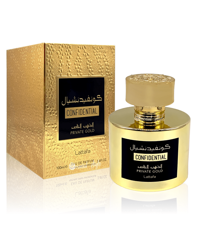Lattafa Confidential Gold 100ml Eau De Parfum - Rio Perfumes