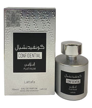 Lattafa Confidential Platinum 100ml Eau de Parfum - Rio Perfumes