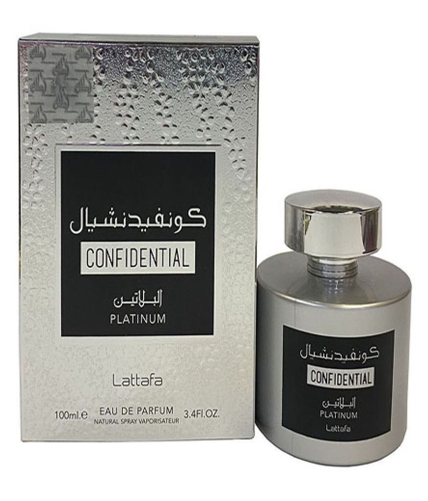 Lattafa Confidential Platinum 100ml Eau de Parfum - Rio Perfumes