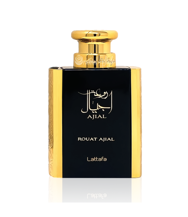 Load image into Gallery viewer, A bottle of Lattafa Ajial 100ml Eau de Parfum by Lattafa, a royal Arabian Oud perfume with a captivating fragrance.

