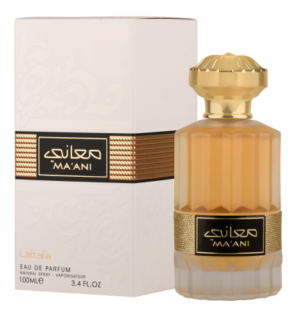 Lattafa MA'ANI Eau De Parfum (EDP) 100 ml: Unisex fragrance for men & women.