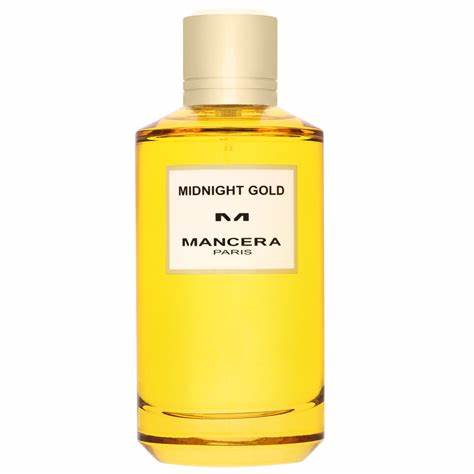 A bottle of Mancera Midnight Gold 120ml Eau De Parfum by Mancera, a fragrance for Men & Women.