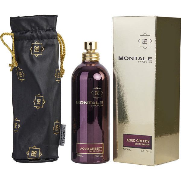 Load image into Gallery viewer, A bottle of Montale Paris Aoud Greedy 100ml Eau De Parfum available at Rio Perfumes.
