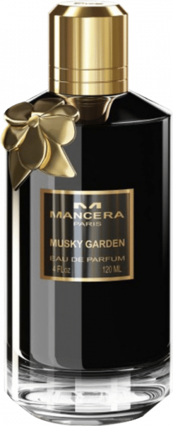 A bottle of Mancera Musky Garden 120ml Eau De Parfum by Mancera.