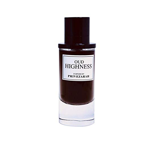 A 100ml bottle of Paris Corner Oud Highness fragrance on a white background, suitable for men & women.